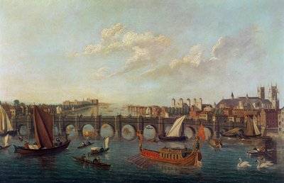 Westminster Bridge, with Westminster Abbey and Lambeth Palace Either Side by Samuel after Scott